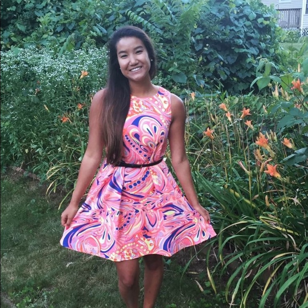 3/$20 Multicolor Print Sleeveless Shift Dress